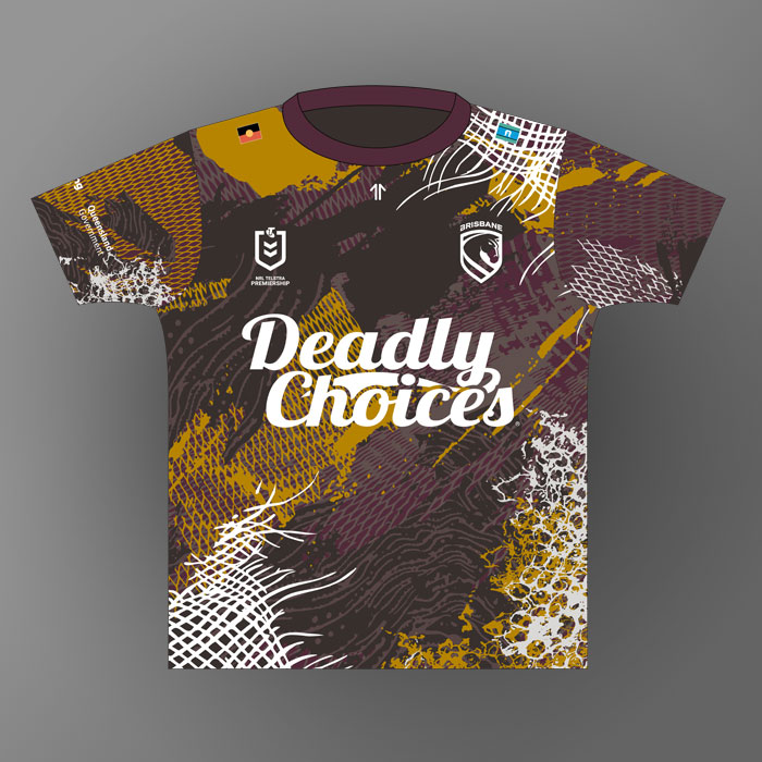 Brisbane Broncos (shirt design 2)