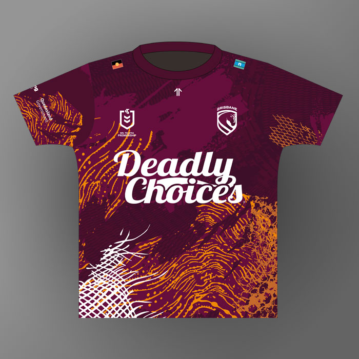 Brisbane Broncos (shirt design 3)