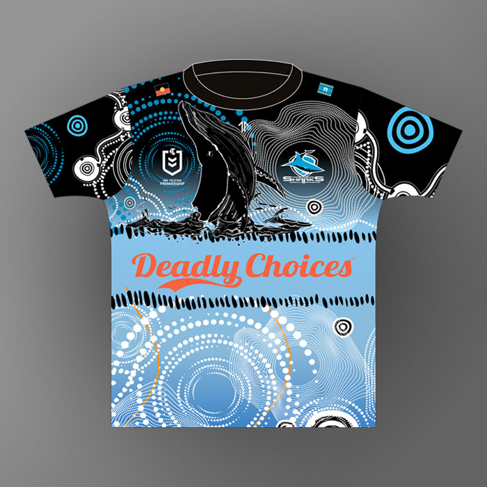Cronulla-Sutherland Sharks (shirt design 1)