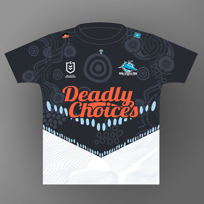 Cronulla-Sutherland Sharks (shirt design 3)