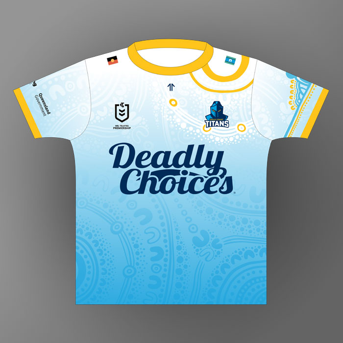Gold Coast Titans (shirt design 1)