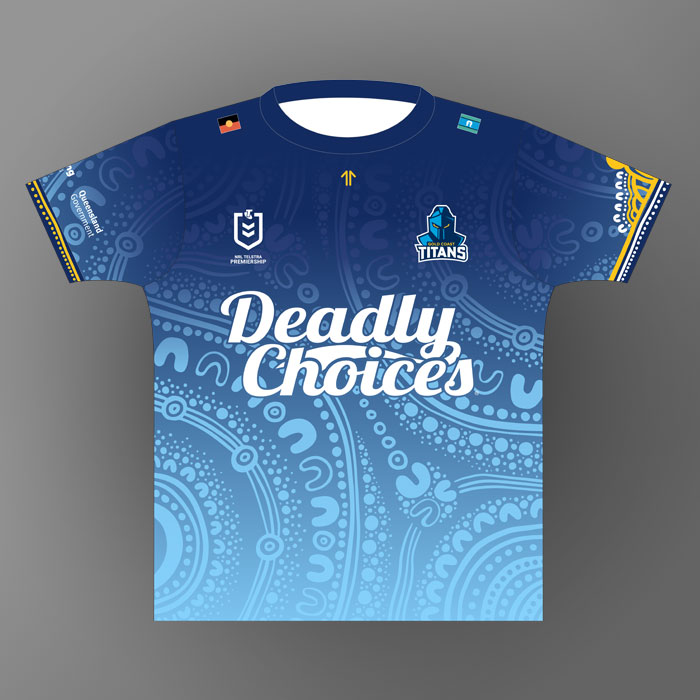 Gold Coast Titans (shirt design 2)